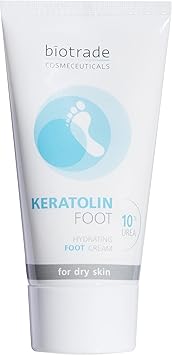 Biotrade Keratolin Foot Hydrating Cream 10 Urea Smooths Rough Skin on Heels Elbows and Knees Hydrates Nourishes the Skin 50ml - Image 2