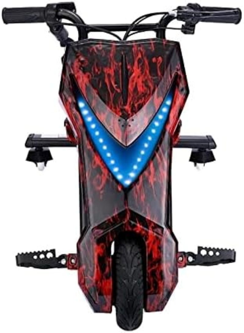 وينر سكاي سكوتر دريفت كهربائي ثلاثي العجلات بقوة 36 فولت مع دوران 360 درجة وإضاءة LED ومقعد مريح، أحمر/أسود - Image 2