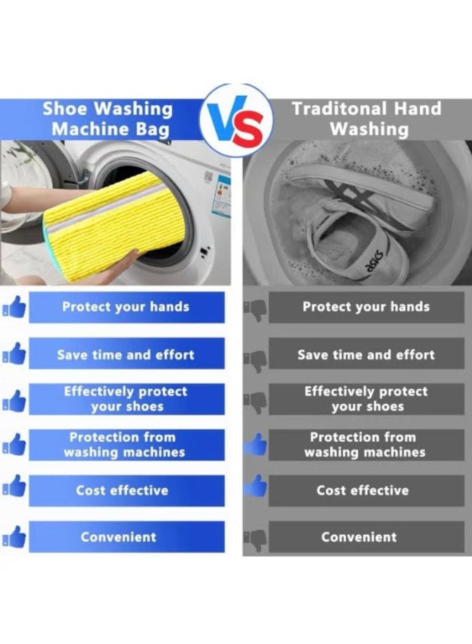 TANGBLIB Shoe Washing Machine Bag, Shoe Laundry Bag-Reusable, Hangable, Shoe Bag For Washer And Dryer, Shoe Bag For Washing Machine For All Shoe Types And Sizes - Image 2