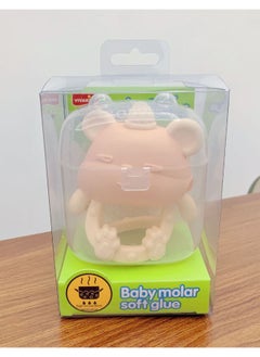 Generic Baby Gum Silicone Molar Gloves Toy Baby Anti-eating Hand Soothing Gum Children's Gum-Color:English PVC Box Bear Hand Guard Tooth Glue (hand Box)  - Image 1