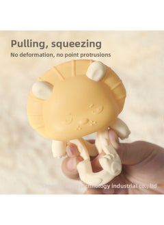 Generic Baby Gum Silicone Molar Gloves Toy Baby Anti-eating Hand Soothing Gum Children's Gum-Color:English PVC Box Bear Hand Guard Tooth Glue (hand Box)  - Image 3