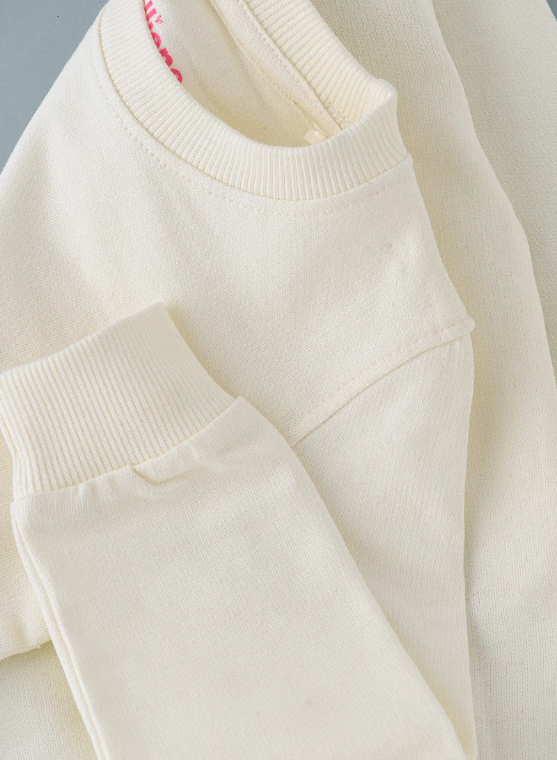 Jelliene Basic round neck sweat top