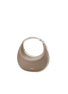 Bostanten mud color and off - white Ladies Shoulder Bag Leather crossybody Multi-use For Woman Bag  - Image 1