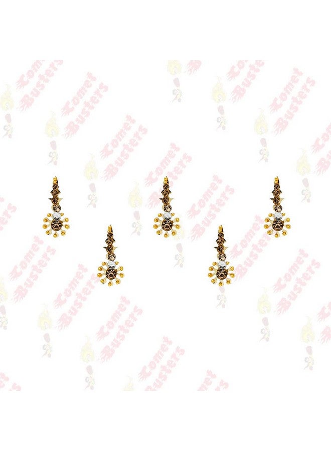 Comet Busters Beautiful Gold Bridal Bindi (BIN1573) - Image 4