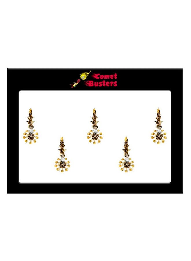 Comet Busters Beautiful Gold Bridal Bindi (BIN1573) - Image 3