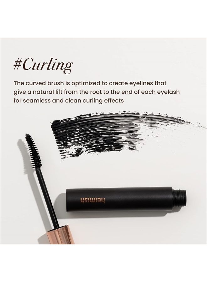 Heimish ماسكارا هايميش دايليزيم سمودج ستوب - 0.32 أونصة/9 غرام (تجعيد) | ماسكارا غير معرضة للتلطخ، تجعيد | ماسكارا قابلة للغسل، غير كتلية، مقاومة للماء لمكياج العين | كبيوتي - Image 4