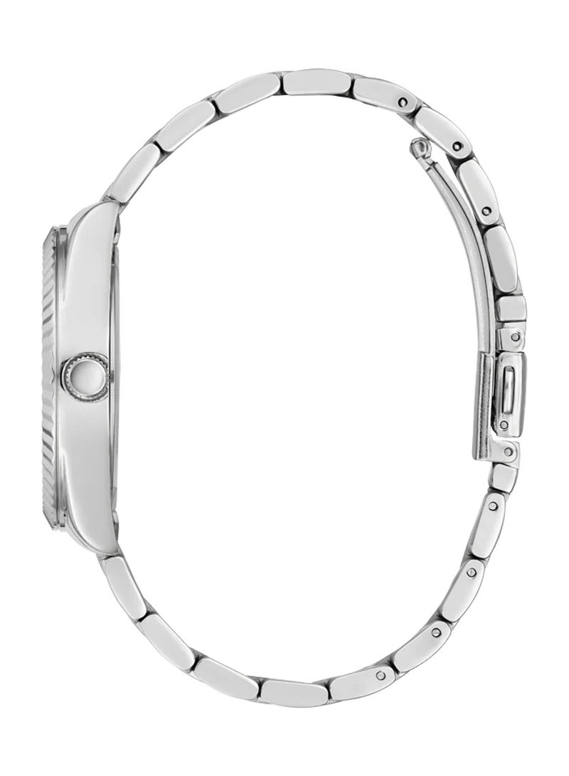GUESS Women Luna Analog Quartz Silver Stainless Steel Silver Dial Watch GW0308L1 - 36mm - Image 3