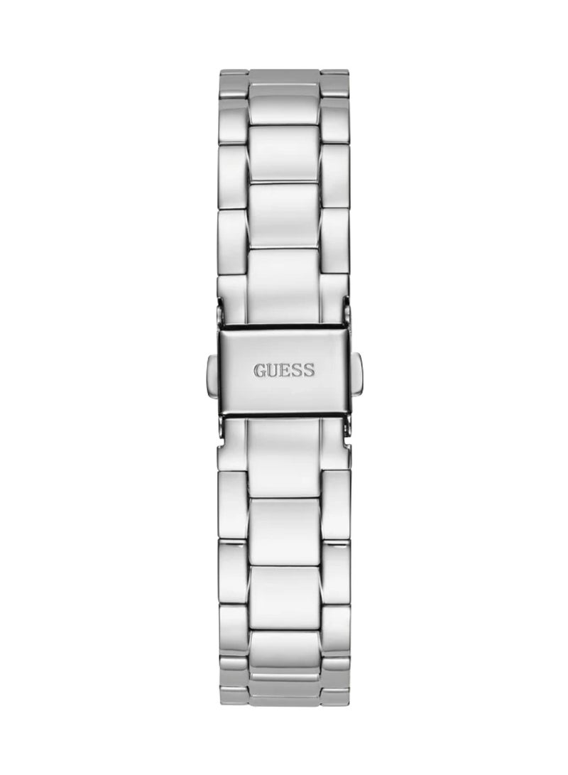 GUESS Women Luna Analog Quartz Silver Stainless Steel Silver Dial Watch GW0308L1 - 36mm - Image 4