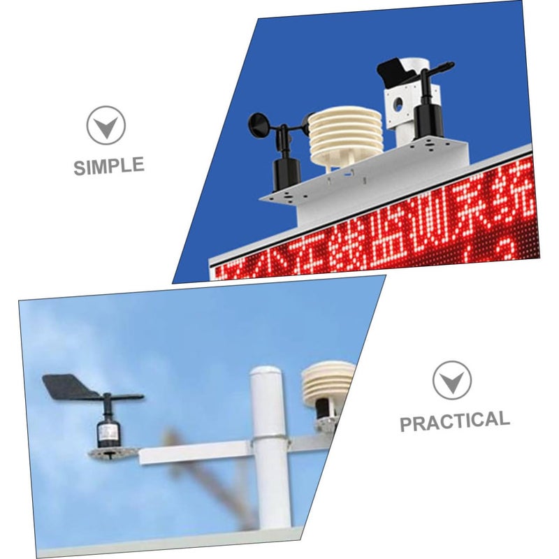 Aluminum Alloy Handheld Anemometer Wind Vane Indicator Plastic Shell Outdoor Supplies - Image 3