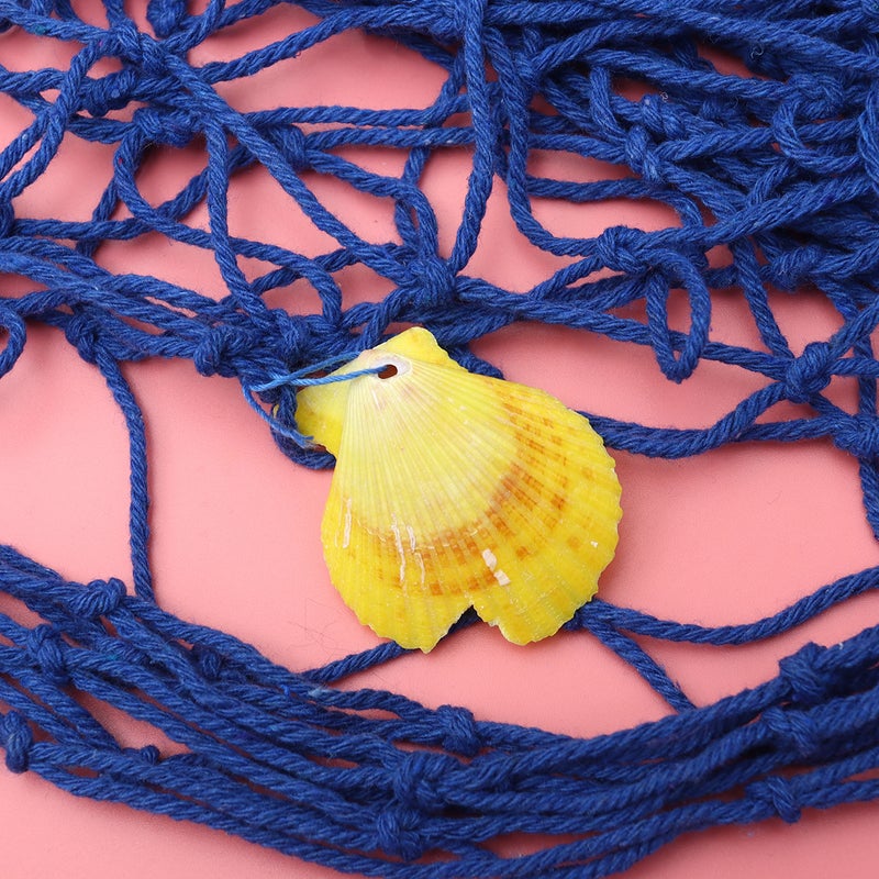 Mediterranean Style Fishing Hanging Display Net Picture Cards Organizer Wall Decor ( ) - Image 4