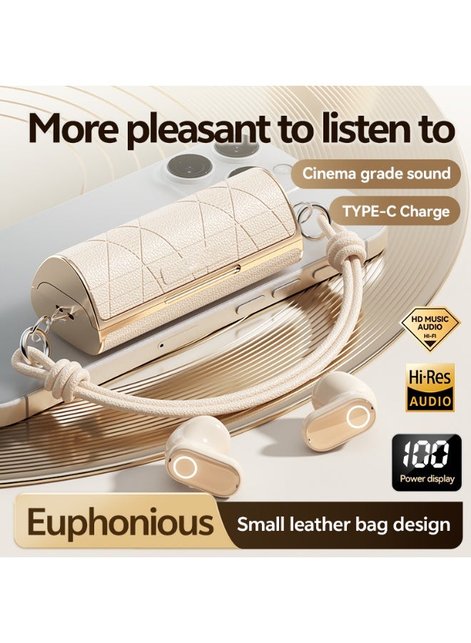 Qiwa M103 - The new elegant and compact design, wireless in-ear Bluetooth headphones, sleep noise reduction, superior sound quality, long battery life, is a cost-effective gift. - Image 3