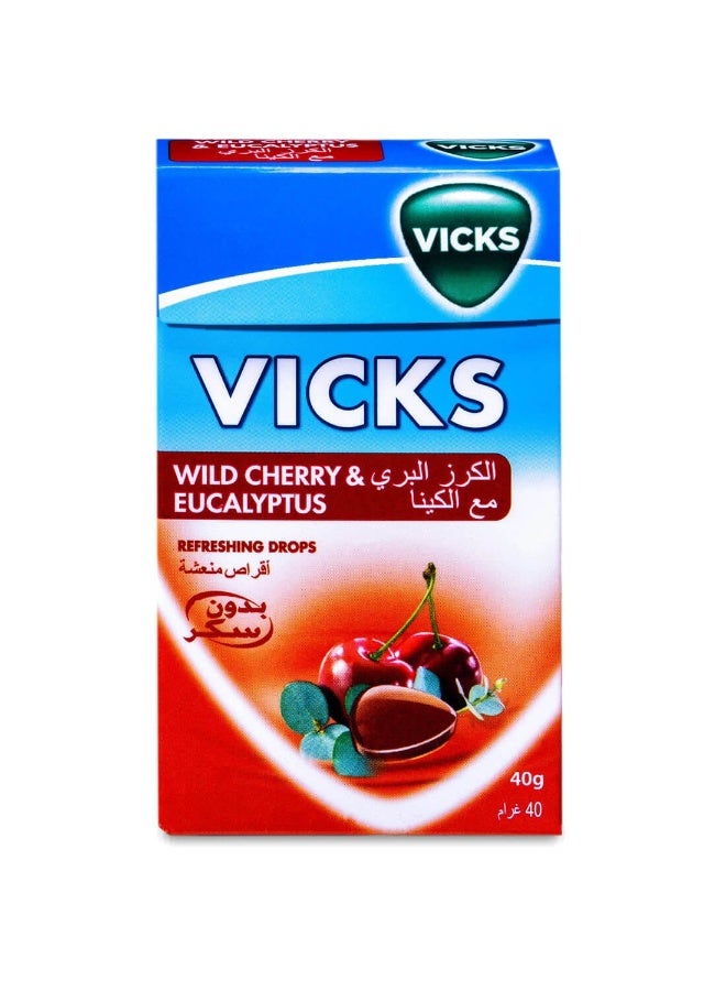 Vicks Lozenge 40 gm Cherry-Sugar-Free