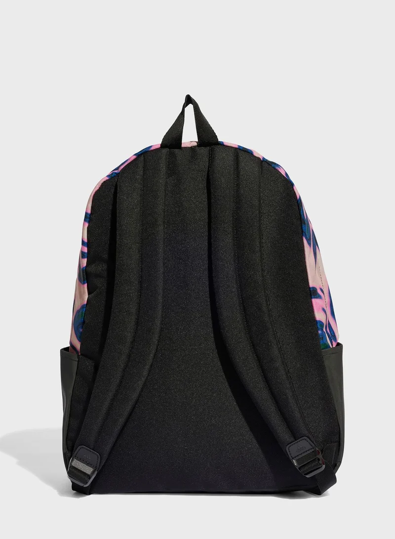 Adidas Classic Animal-Print Backpack