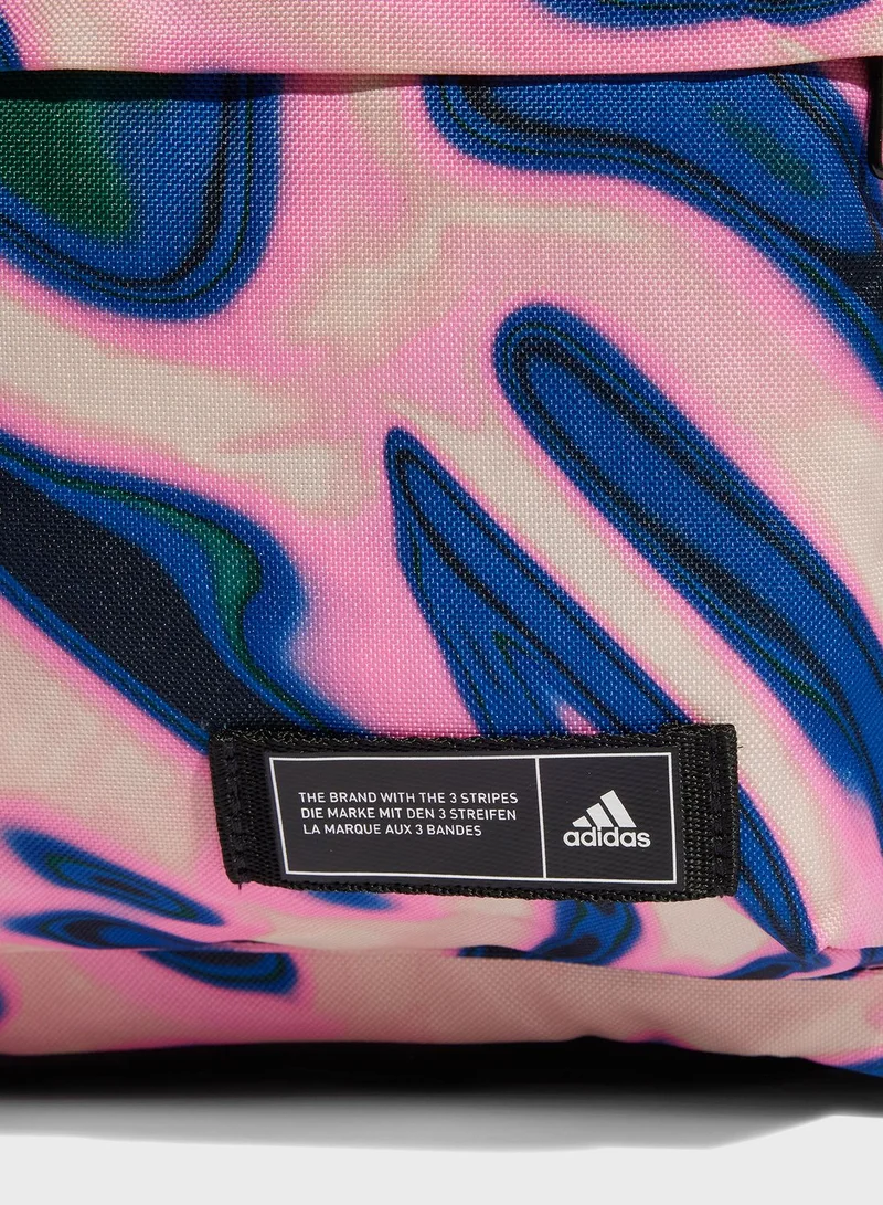 Adidas Classic Animal-Print Backpack