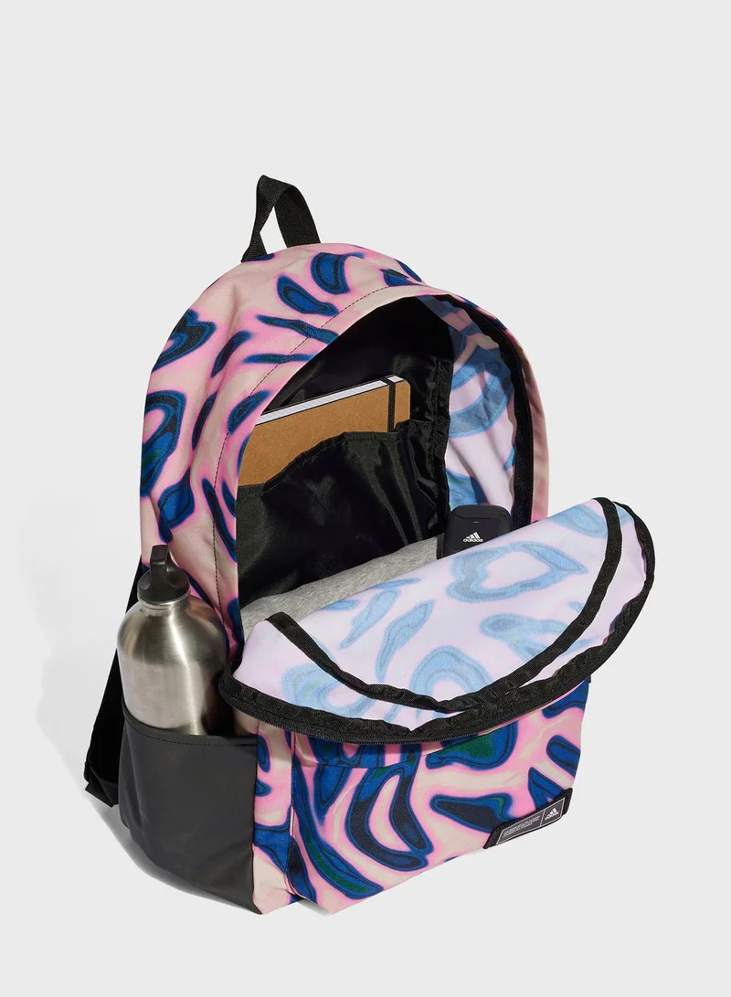 Adidas Classic Animal-Print Backpack