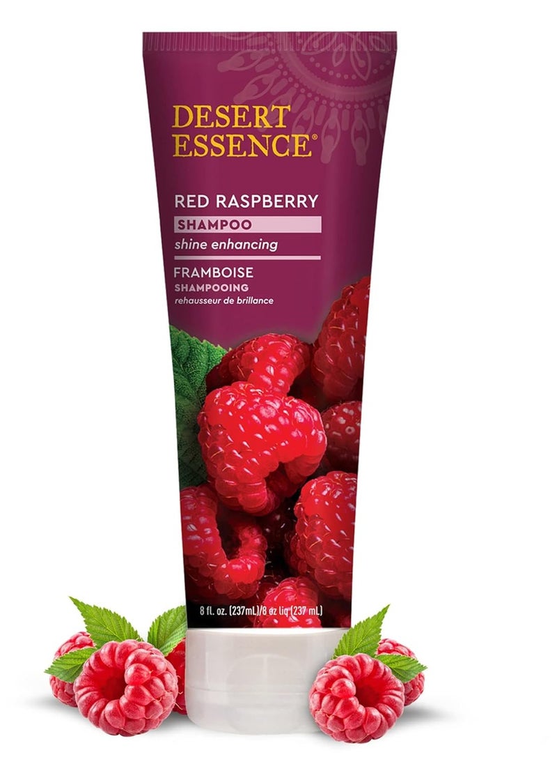 DESERT ESSENCE Desert Essence Red Raspberry Shampoo - 8 Fl Ounce - Gloss & Shine Enhancing - Strengthens Hair - Removes Everyday Pollutants - Vitamin A & C - Calcium - Magnesium  - Image 3