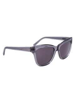 DKNY نظارة شمسية بإطار عين القطة من الأسيتات بإطار كامل الحواف Dk543S 5516 (014) كريستال  - Image 2