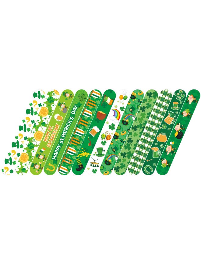 St. Teparic 12 Style Pop Ring Four-leaf Clover Beer Party Decoration Bracelet Racket Ring-Color:Green-Specifications:St. Teparic Festival 12 Models