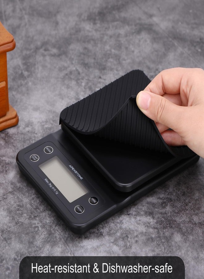 Apexstone Coffee Scale with Timer Small, Apexstone Espresso Scale with Timer Small, Espresso Coffee Scale with Timer for Pour Over Coffee (Batteries Included) - Image 5