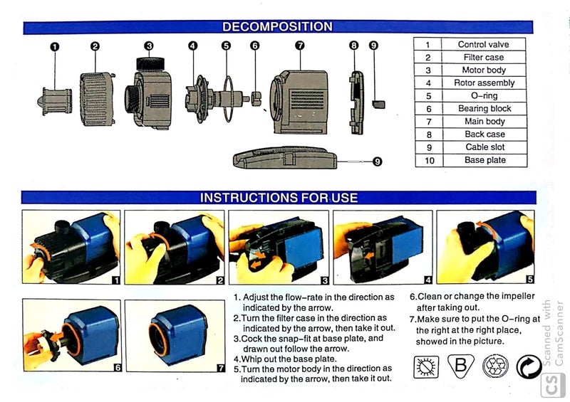 WE Hydroponics Submersible pumps super noiceless for Hydroponics, Desert air cooler, Fountain, aquarium, Ponds and diy projects, under water motor (JTP-5800L/H, 38W) 5.2m head - Image 5