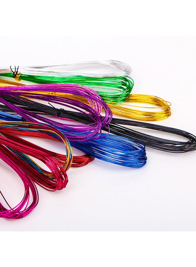 Bluejw Postage No. 22 No. 24 Color Fine Wire Mesh Flower Material Color Soft Tie Line DIY Handmade Flower Art Iron Ficus  - Image 5