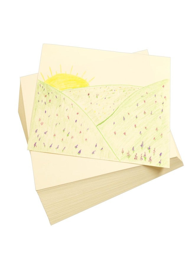 Colorations Tagboard - 9" x 12", Manila, Specialty Paper, School Art Supplies, Art Supplies, Craft Projects, Children, Gift, Classroom, Home, Arts and Crafts, Drawing, Coloring - Image 1