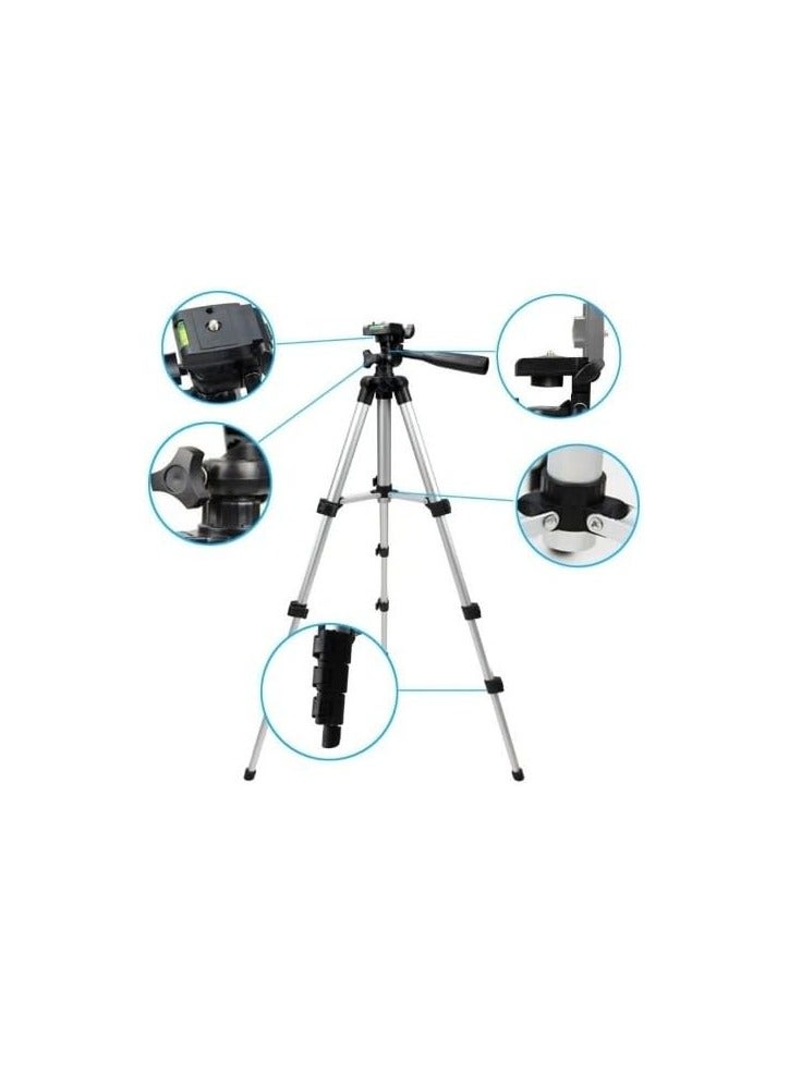 WEIFENG Camera WT-330A  Aluminum Tripod Stand 360° Swivel Lightweight - Image 3