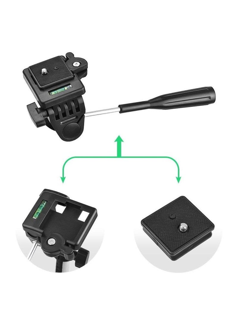 WEIFENG Camera WT-330A  Aluminum Tripod Stand 360° Swivel Lightweight - Image 5