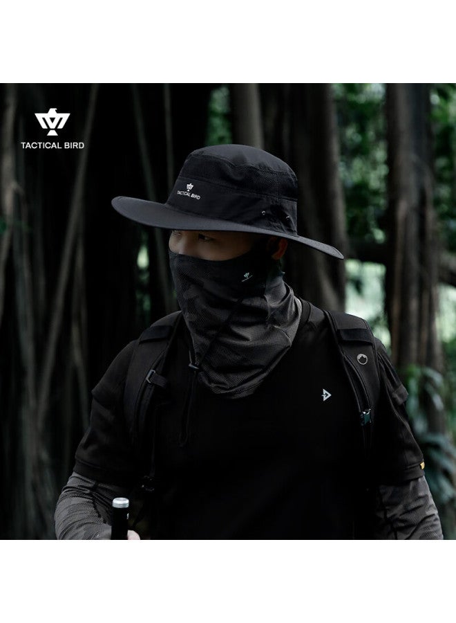 Tactical Bird Zhanshuniao Summer Outdoor Hiking Sun Protection Hat, Large Size Sun Visor, Fisherman Hat, Cycling Cap - Image 3