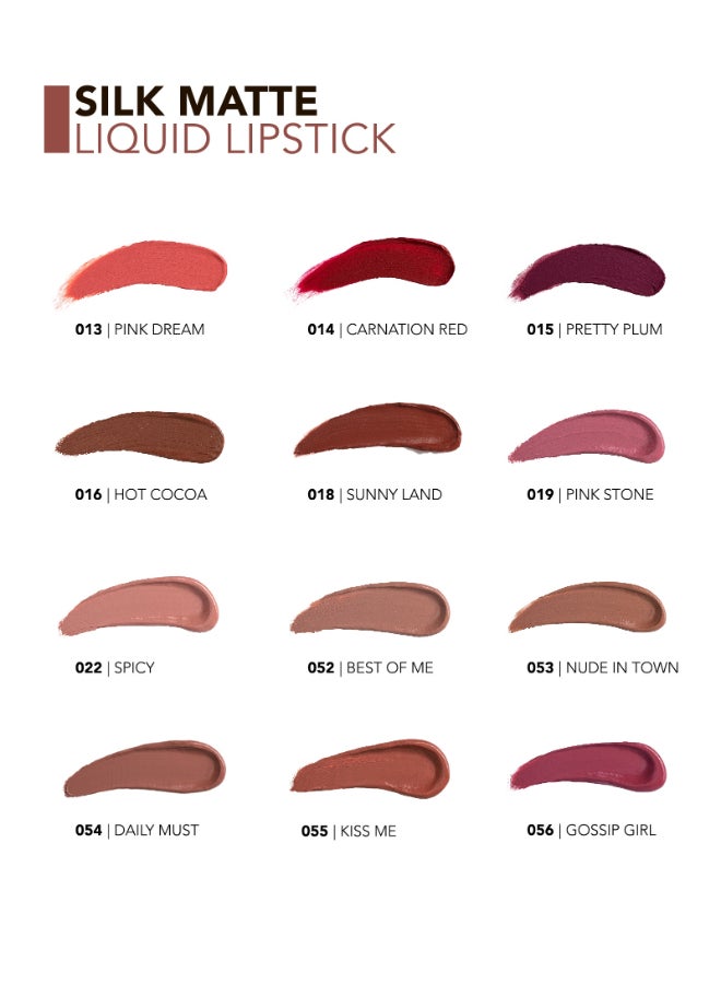 flormar Silk Matte Liquid Lipstick 10Tender Terra, 4.5ml (Packaging May Vary) 10 TENDER TERRA - Image 3