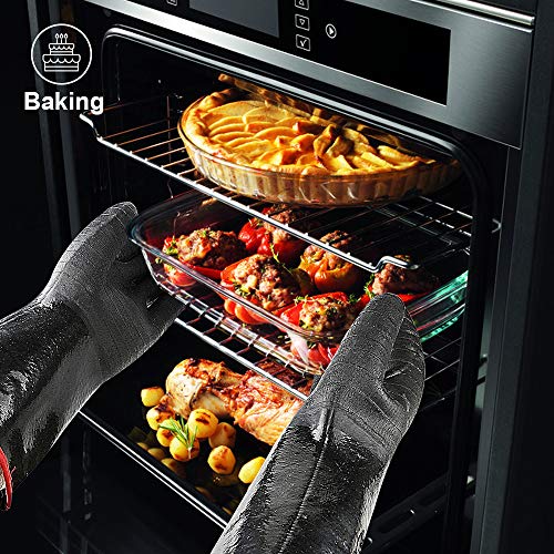 Aillary 932°F Extreme Heat Resistant Gloves for Grill BBQ,Aillary Waterproof Long Sleeve Pit Grill Gloves for Fryer, Baking, Oven,Smoker,Fireproof, Oil Resistant Neoprene Coating（14-Inch ） - Image 5