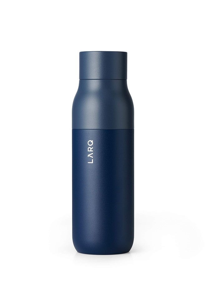 LARQ Bottle Purevis 17 Oz - Self-Cleaning And Insulated Stainless Steel Water Bottle With UV Water Purifier And Award-Winning Design | Reusable & Travel Friendly, 1-Year Warranty, Monaco Blue, 500 Ml - Image 1