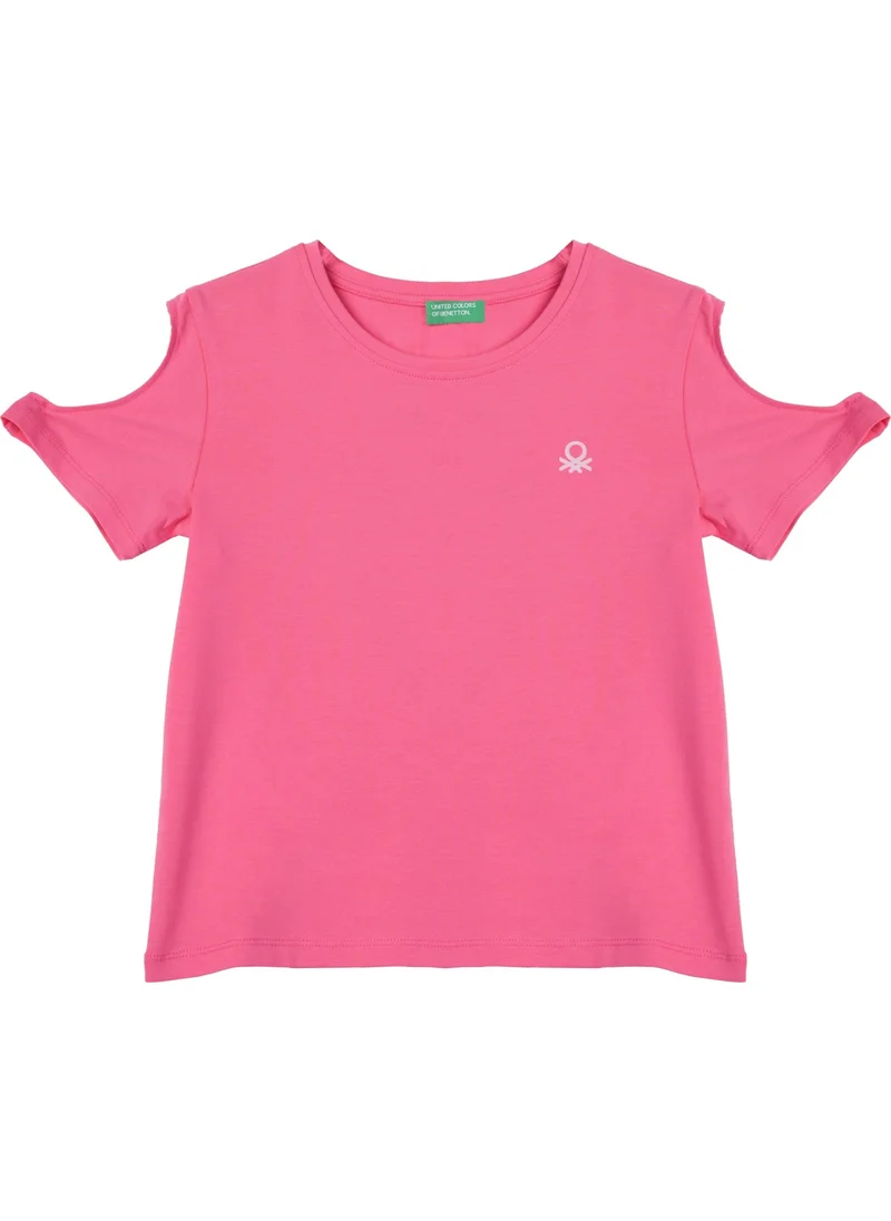 يونايتد كولورز أوف بينتيون Girls' Tshirt BNT-G21303