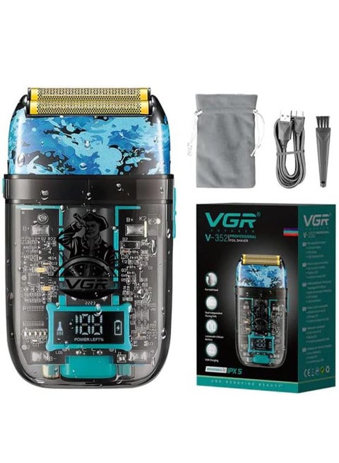 Professional USB Rechargeable Water proof Home Functional Reciprocating Shaver, Cleaning brush, Protection cap, USB charging cable, 2*600mAh Lithium battery
