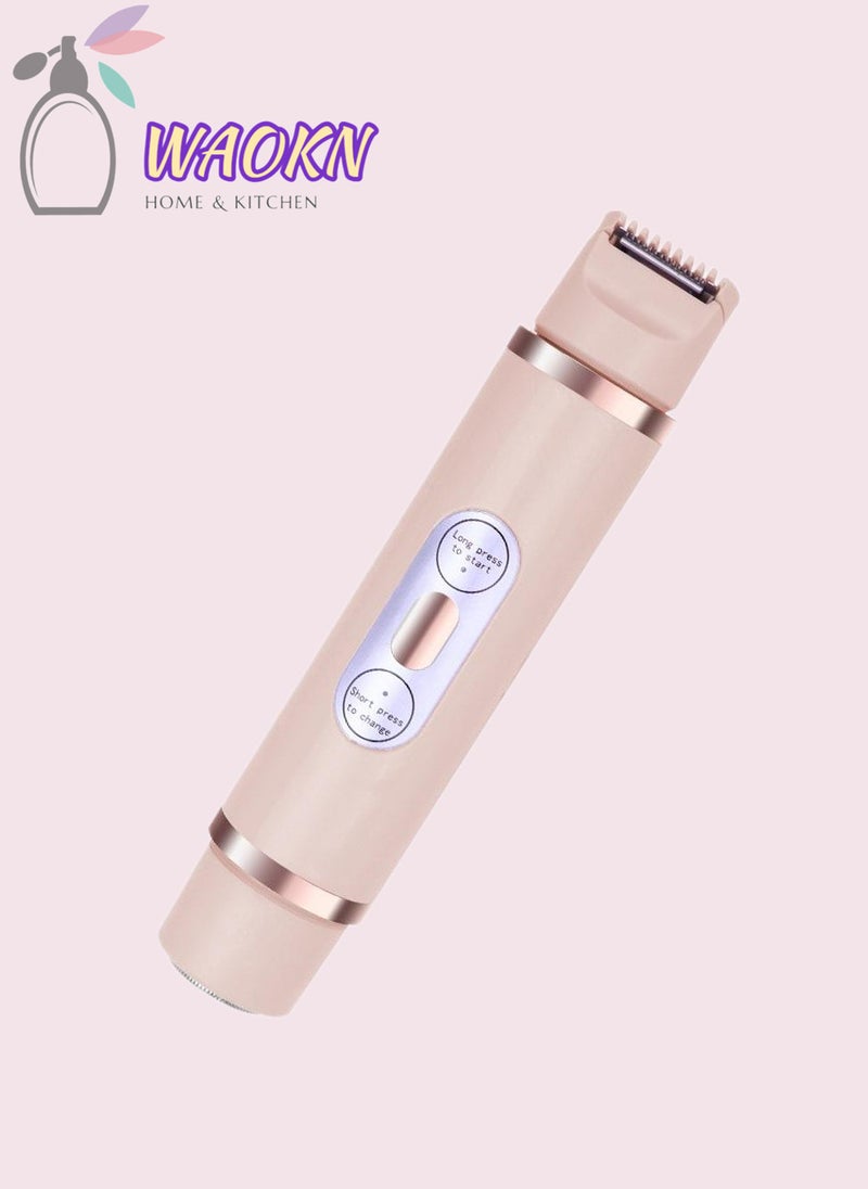 WAOKN Double-head Shaver Head For Body And Intimate Hair Washable Epilator Portable Hair Trimmer Rechargeable Via USB  - Image 1