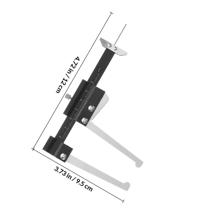 Precise Tire Tread Depth Gauge Tire Wear Measuring Tool Tire Tread Depth Measurement Tool Brake Disc Measuring Tool For Accurate Auto Maintenance - Image 2