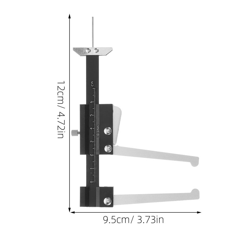 Precise Tire Tread Depth Gauge Tire Wear Measuring Tool Tire Tread Depth Measurement Tool Brake Disc Measuring Tool For Accurate Auto Maintenance - Image 3