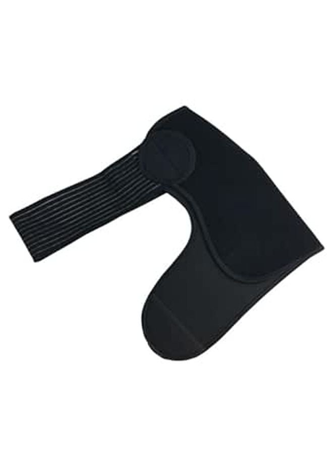 Adjustable Shoulder Support Strap Compression Sleeve For Injury Stabilization Black - Image 1