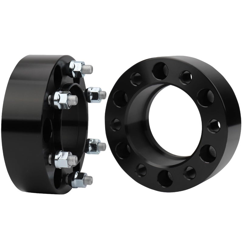 IRONTEK 6x1397mm Wheel Spacers 2in Compatible for Toyota for Lexus 12x15 Studs 106mm Hub Bore 6x55 Wheel Spacer Adapters 50mm 6Lug 109 Grade Studs Hubcentric Spacers 2PCS