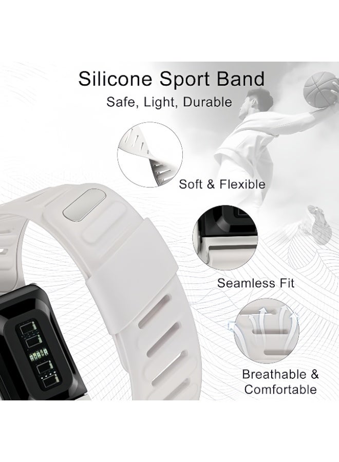 Comfortable And Durable Soft Silicone Strap Accessory For Whoop Watch MG- Perfect For Sports - Image 3