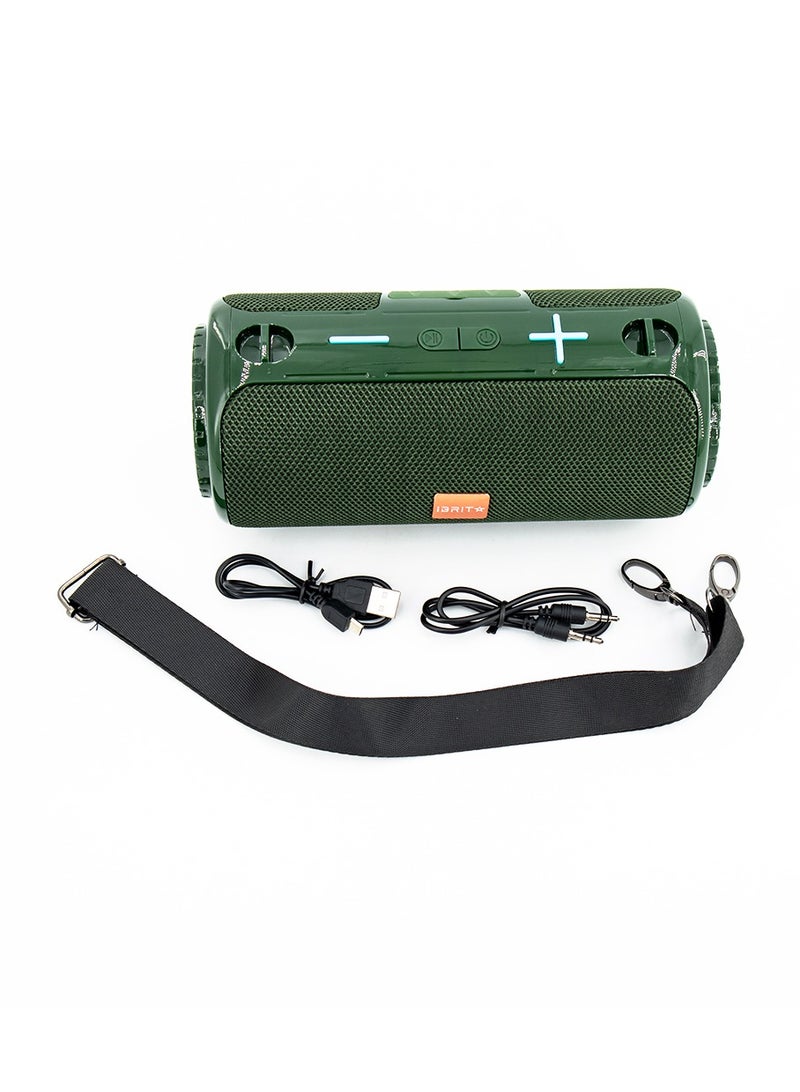 iBRIT SoundBox Bluetooth Speaker with 10 Meter Working Distance, iBRIT IBSBSPKBLU - Army Green - Image 2