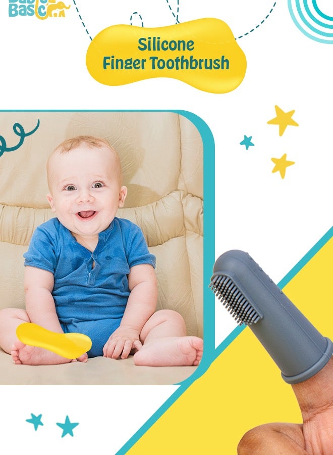بابيز_بيسك فرشاة أسنان سيليكون للأطفال مع حقيبة سفر - Image 2