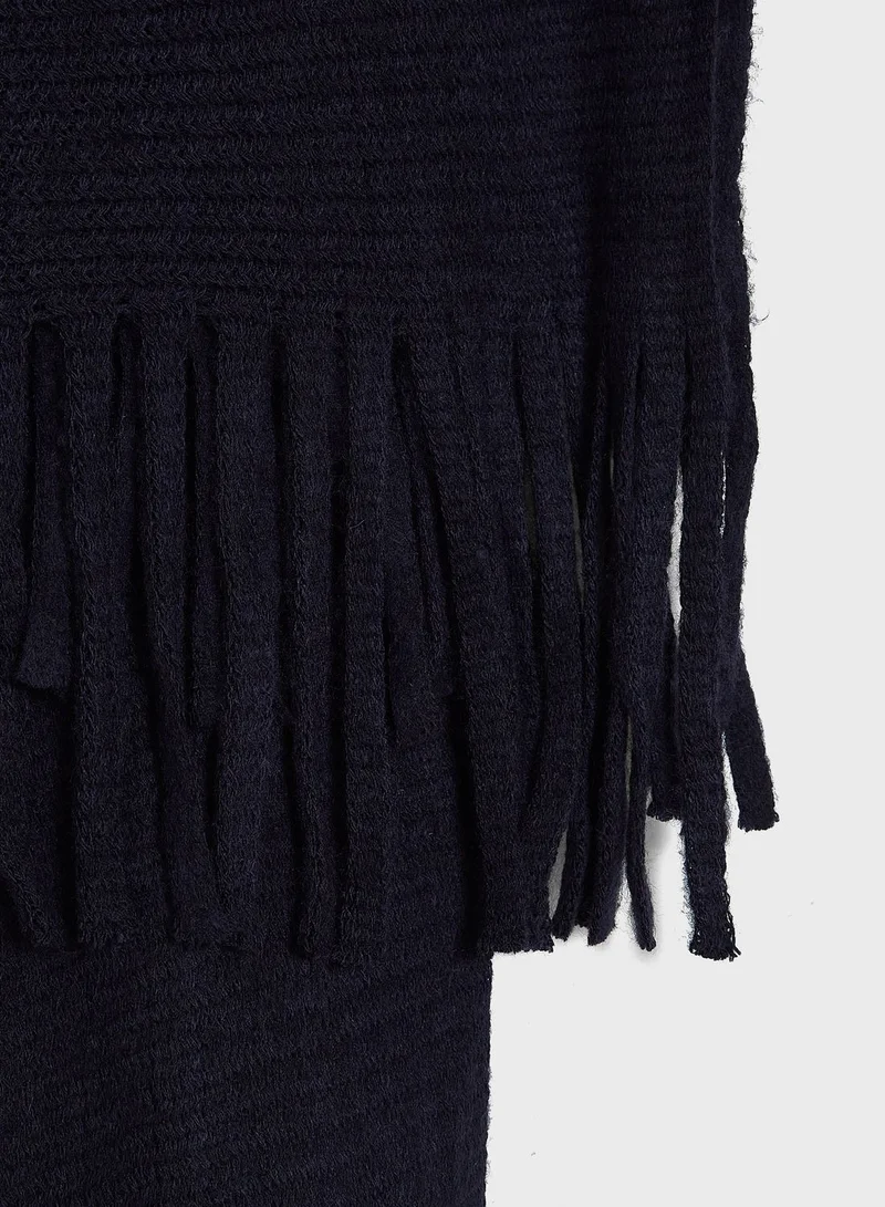 Marks & Spencer Knitted Tassel Scarf