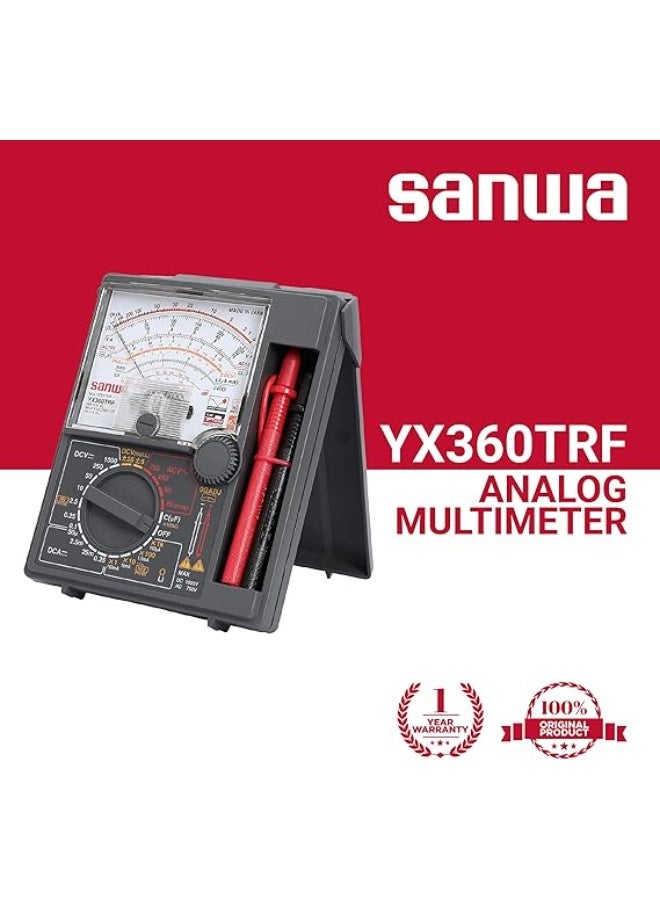 سانوا جهاز قياس متعدد تناظري (أنالوج) SANWA YX360TRF فولتميتر تيار متردد/مستمر - Image 3