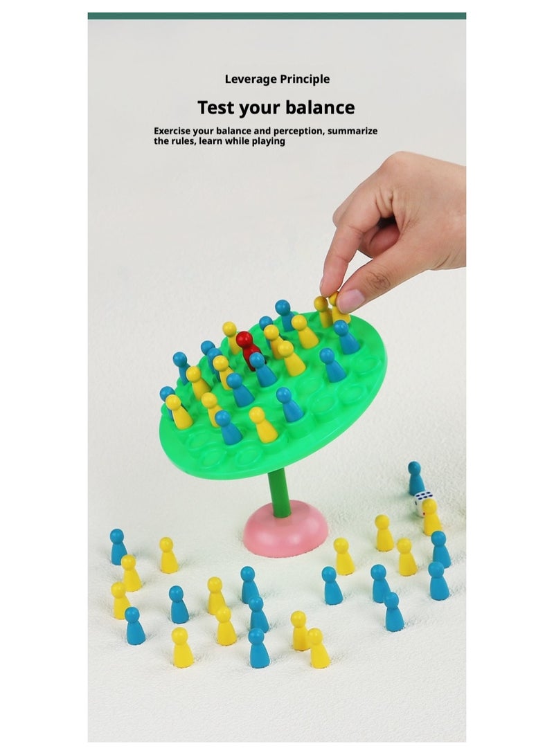 أنمي لعبة التوازن شجرة اثنين من لاعب الأسرة التفاعلية   لعبة المجلس لعبة     لعبة مجلس الأسرة  شجرة لعبة التوازن ألعاب التراص - Image 3