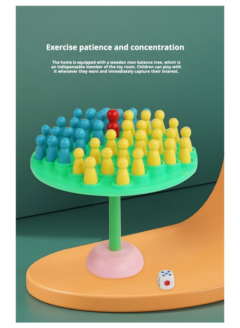 أنمي لعبة التوازن شجرة اثنين من لاعب الأسرة التفاعلية   لعبة المجلس لعبة     لعبة مجلس الأسرة  شجرة لعبة التوازن ألعاب التراص - Image 4