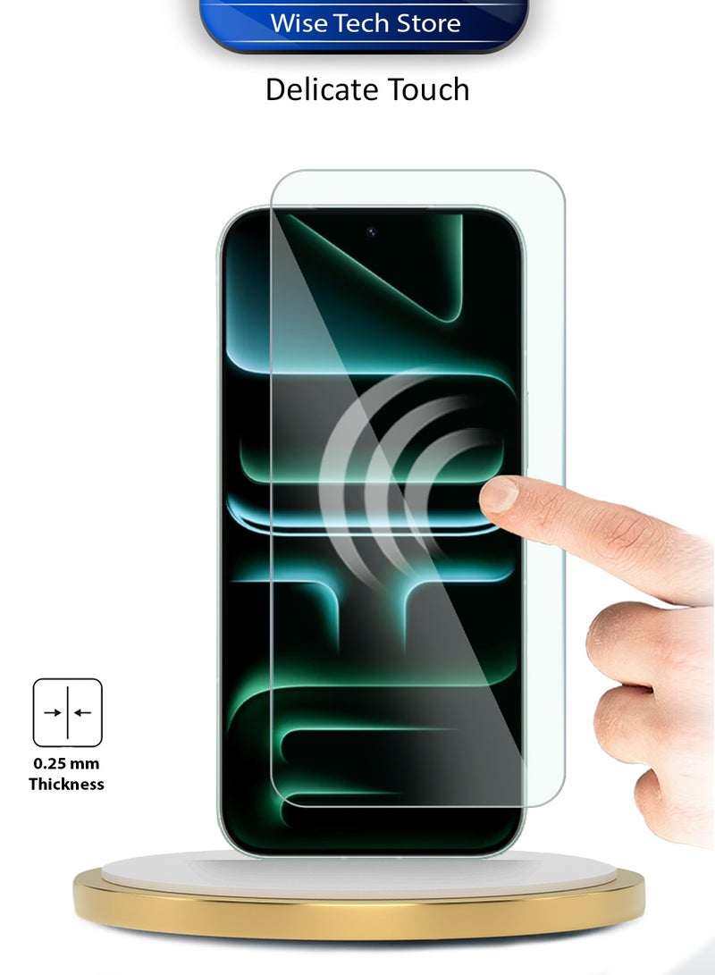 Wtech Infinix Note 60 / Infinix Note 60 Pro 5G 2026 WTech Premium Series Curved Edges 9H 2.5D Tempered Glass Screen Protector (MSG9CN) - Clear - Image 4
