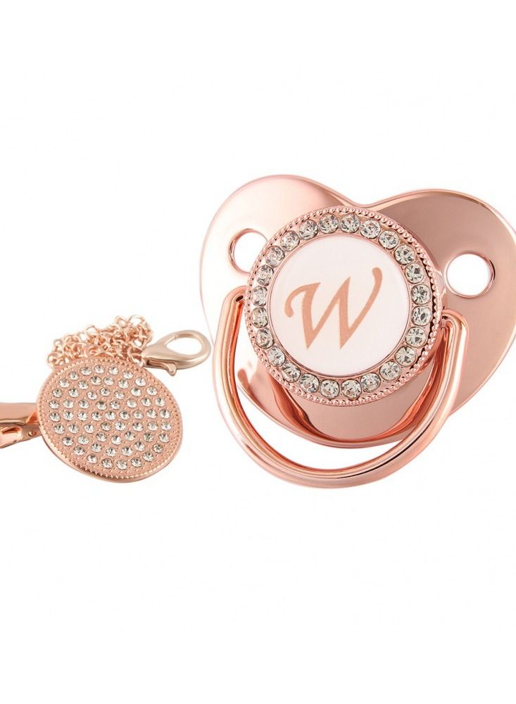 Loquat Alphabet Pacifier With Pacifier Clip