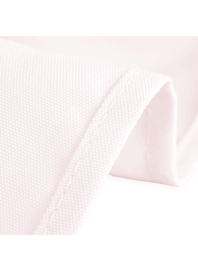 لينين تايبل كلوث مفرش للطاولة بنمط سادة وردي فاتح 70 x 120بوصة - Image 2