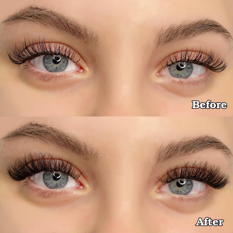 wiwoseo Mink Lashes Eyelashes Natural Fluffy Faux Mink Lashes 3D Thick Volume D Curl Wispy Eyelashes that Look Like Extensions Fake Eyelashes 10 Pairs Pack - Image 3